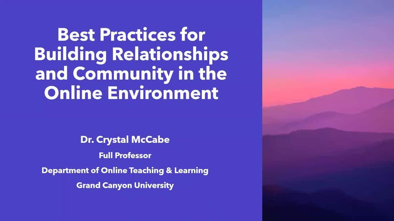 Default preview image for McCabe Teaching Showcase 2023 Building Relationships and Community.mp4 video.