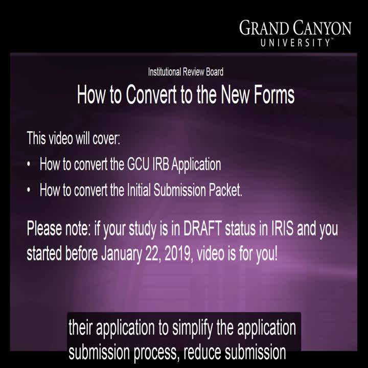 Default preview image for Draft Studies - How to Convert to New Form video.