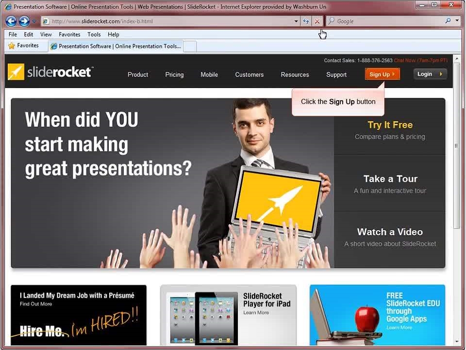 Default preview image for SlideRocket: Demonstration video.