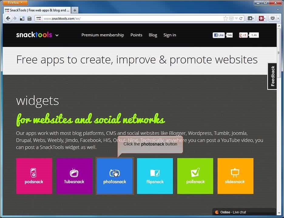 Default preview image for Photosnack.flv video.