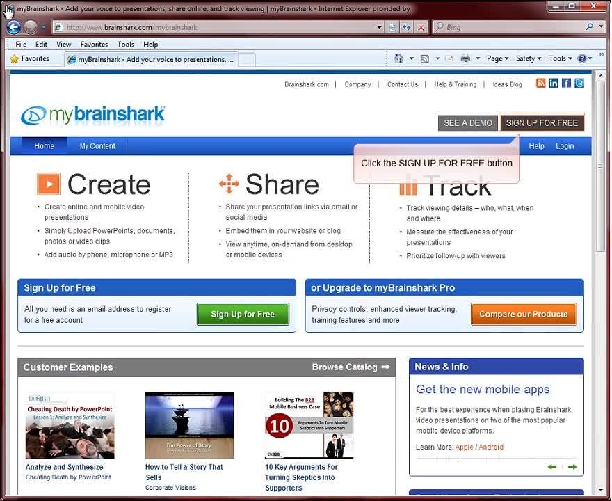 Default preview image for BrainShark: Demonstration video.