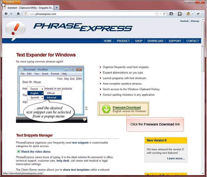 Default preview image for Phrase Express - Demonstration.flv video.